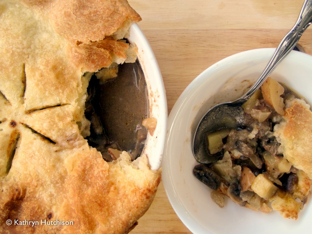 Venison Pot Pie Overhead